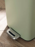 Sage green pedal bin 30L (British brand)
