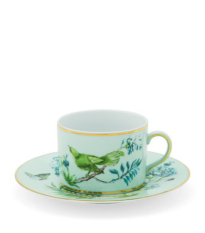 Harrods Chinese Porcelain-Inspired Teacup and Saucer 230ml- Buy online at McGrocer