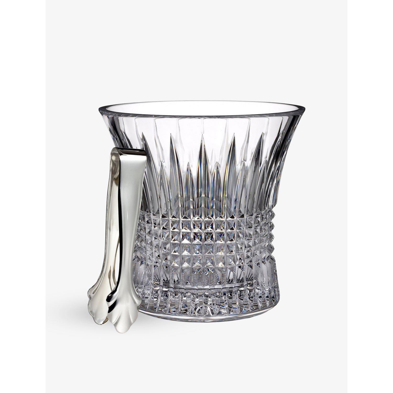 Waterford crystal ice bucket 19cm with Lismore Diamond pattern, imported from the UK