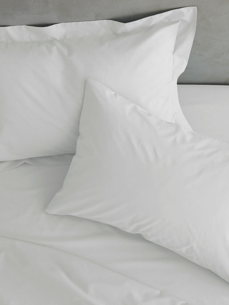 Catherine Lansfield White Easy Care Percale fitted sheet - British product