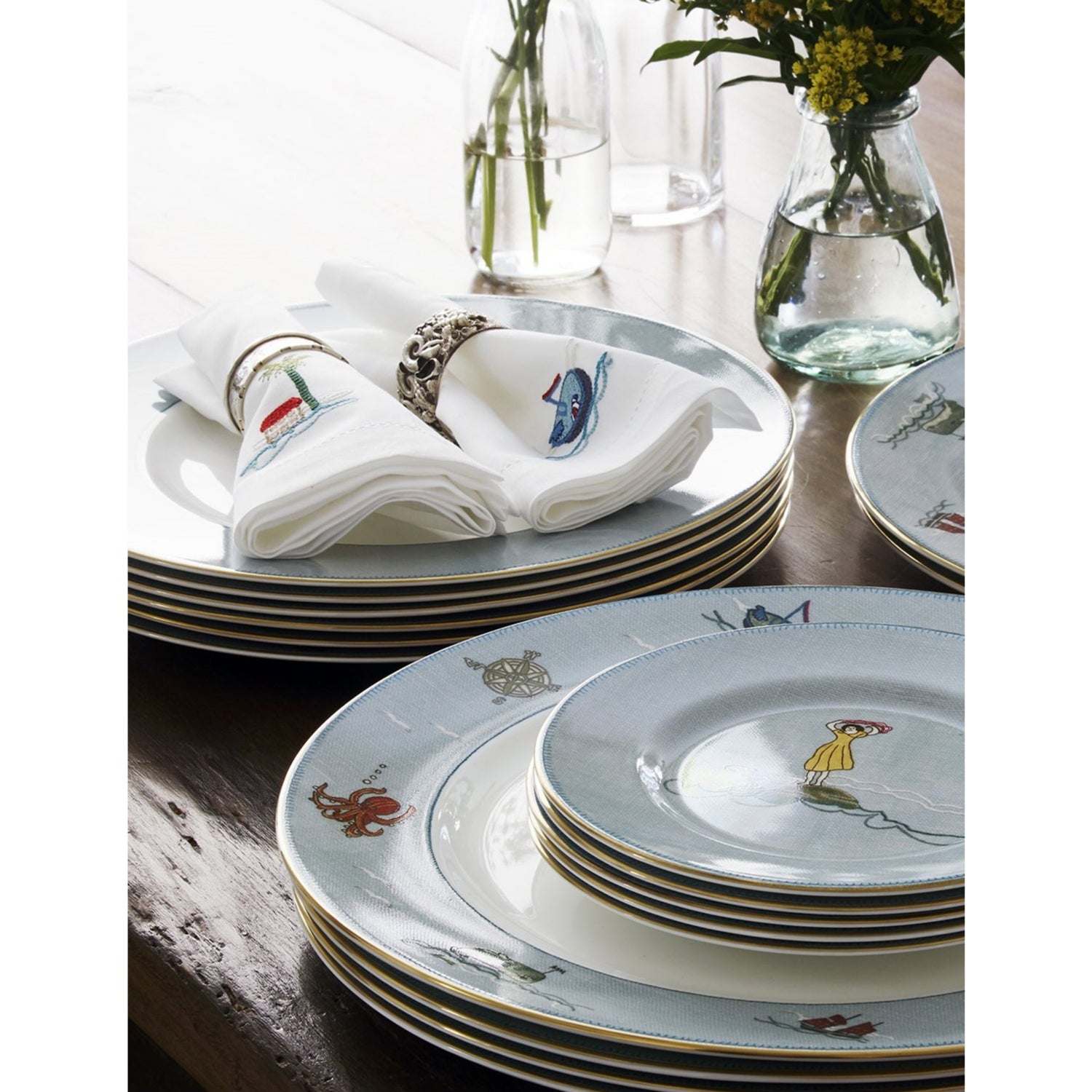 Wedgwood dinner plate Sailor's Farewell 27cm, imported from the UK
