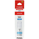 Canon GI-51 cyan ink cartridge 70ml bottle, UK version