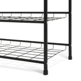 Argos Home 4 shelf black shoe storage rack (British brand)