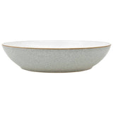 Denby stoneware pasta bowls light grey 22cm, imported from the UK
