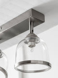 Next brushed nickel ceiling light 4 light - British product