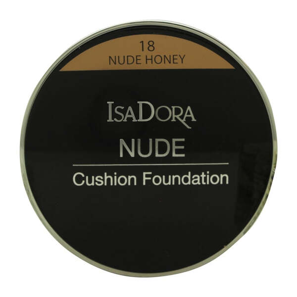 Isadora Nude Cushion Foundation 15g 18 Nude Honey, imported from the UK