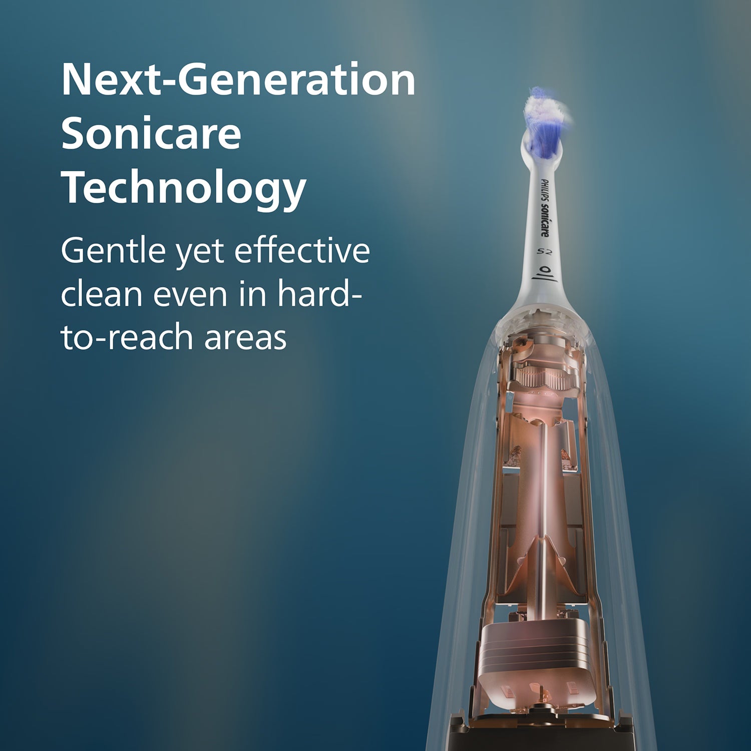 Philips Sonicare 6500 white toothbrush with travel case, imported from the UK