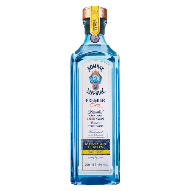 Bombay Sapphire Premier Cru Murcian Lemon Gin 70cl - British product