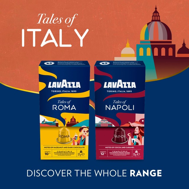 Lavazza Napoli coffee capsules 10 pack, UK version