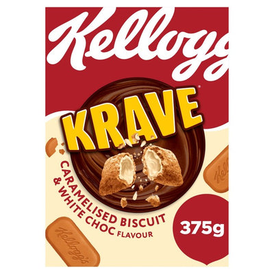 M&S Kellogg's Krave Caramelised Biscuit Breakfast Cereal- Buy online at McGrocer