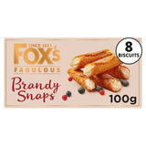 Fox's Brandy Snaps biscuits 100g package - British product