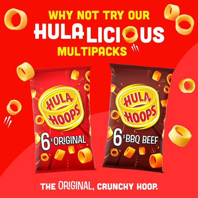 Hula Hoops salted crisps multipack, UK version