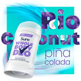 Sure Rio Coconut whole body deodorant stick 48h, imported from the UK