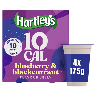 M&S Hartley's 10Cal Blueberry & Blackcurrant Jelly Pots 4 x 175g- Buy online at McGrocer