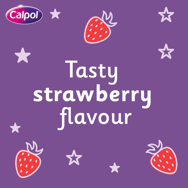 Calpol Infant Oral Suspension Strawberry 100ml - British product