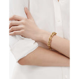 Tiffany 18ct gold link bracelet medium size - British product