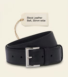 Prada leather belt with Triangle logo, UK version