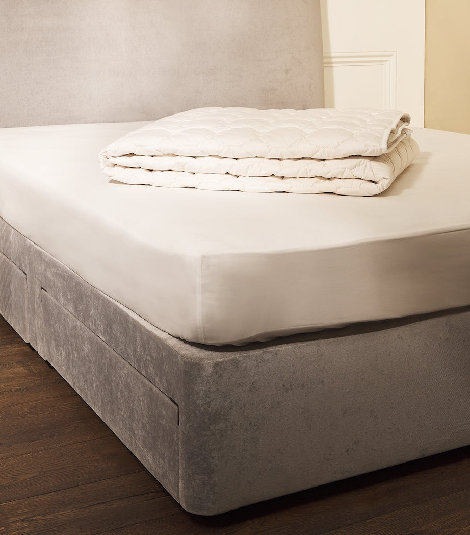 Harrods of London Cotton Single Mattress Protector 90cm x 190cm, UK version