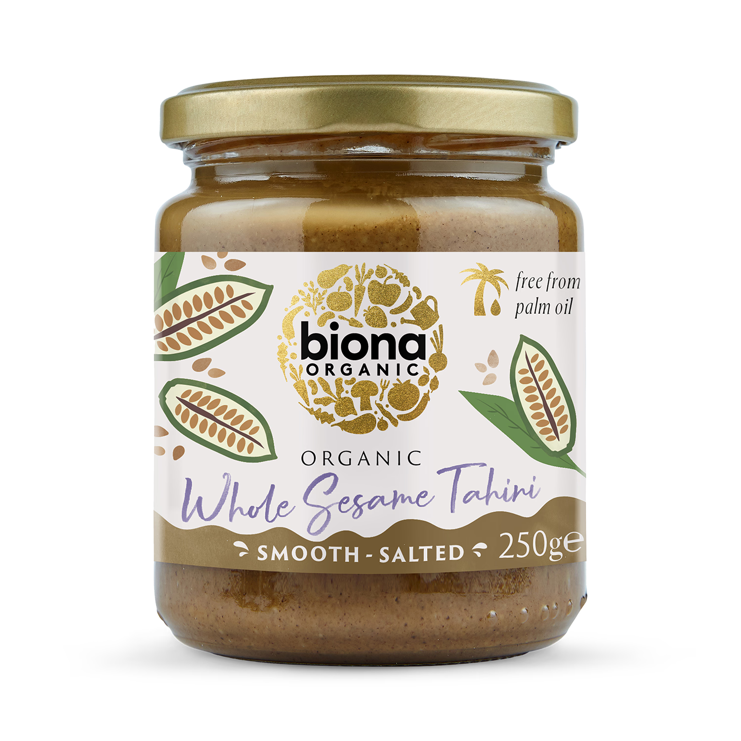 Biona Organic Tahini Whole Sesame 250g - British product