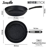 Scoville 2 piece non-stick frying pan set 24cm 28cm - British product