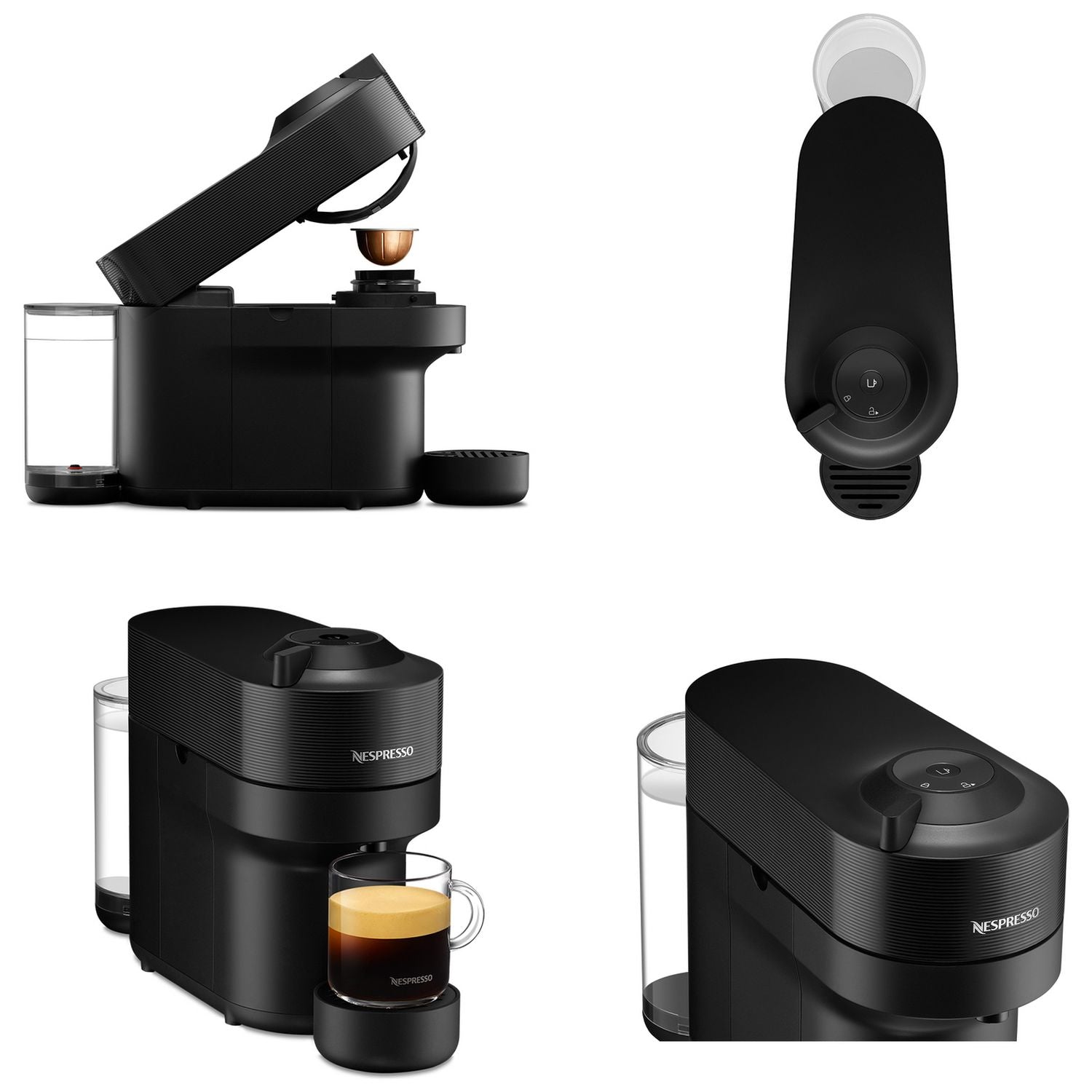 Nespresso Vertuo Pop Barista Bundle coffee machine with Aeroccino, UK version