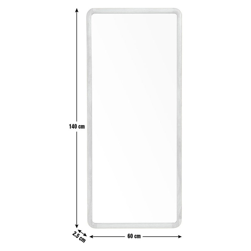 Habitat full length mango wood mirror, imported from the UK