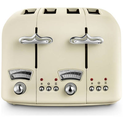 Argos De'Longhi Argento Flora 4 Slice Toaster - Beige- Buy online at McGrocer