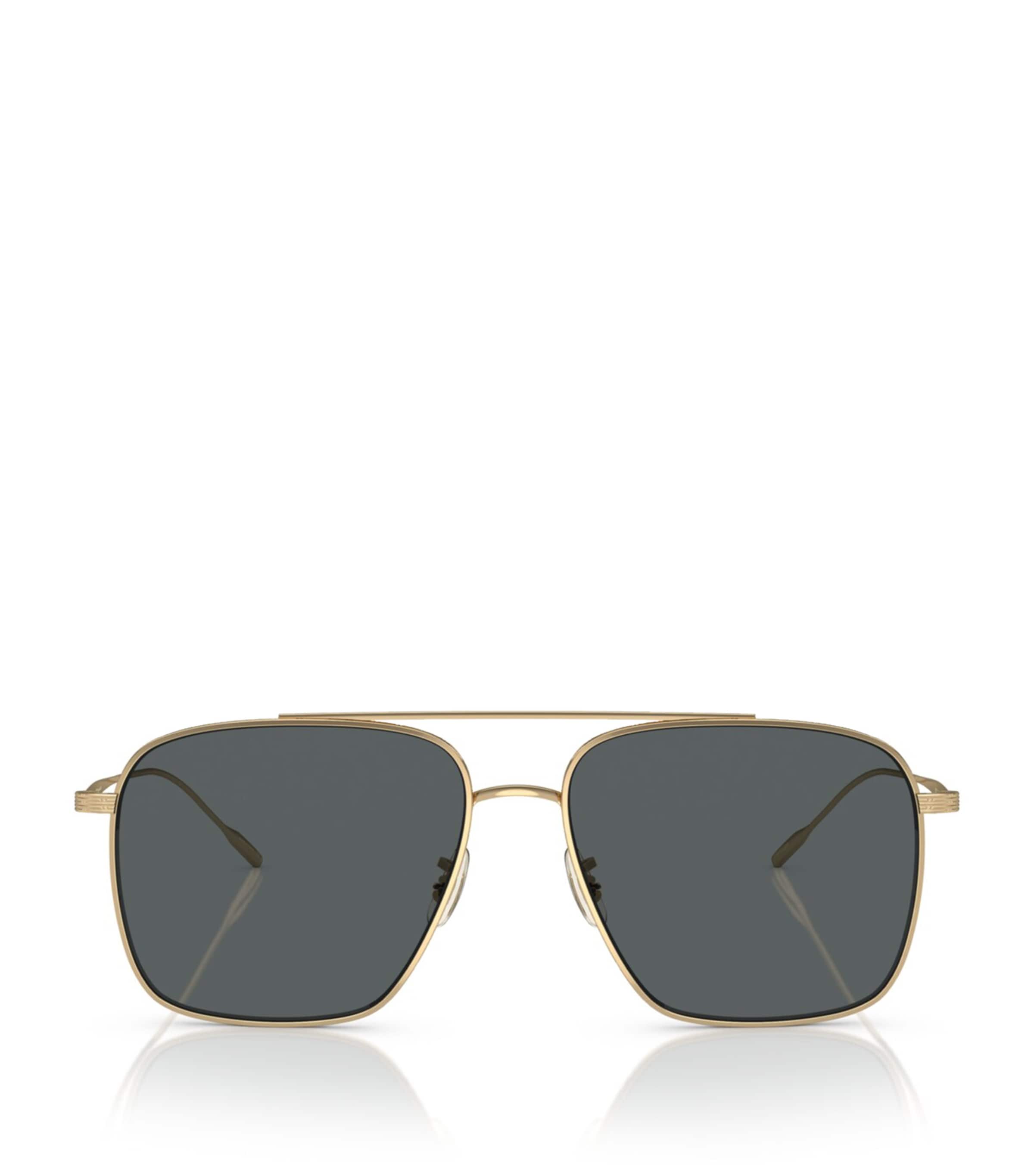 Oliver Peoples Dresner sunglasses titanium gold-tone (British brand)