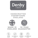 Denby stoneware pasta bowls charcoal 4-piece, imported from the UK