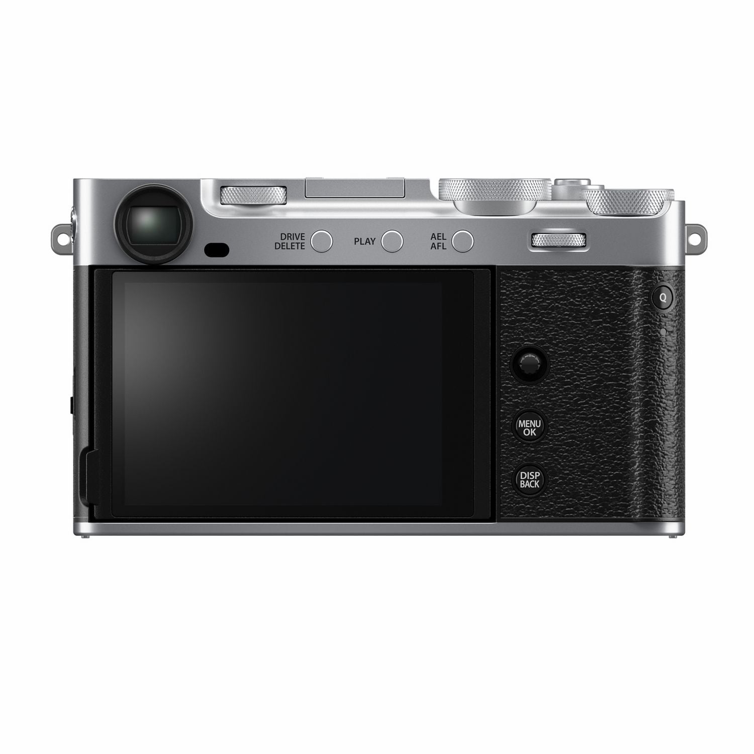 Fujifilm X-E5 silver mirrorless camera with XF23mm lens (British brand)