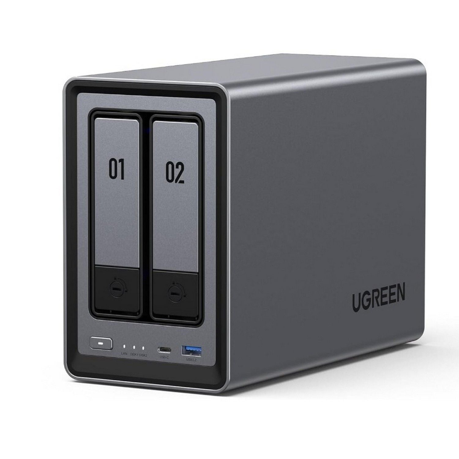 UGREEN NAS DXP2800 2-bay diskless network storage - British product