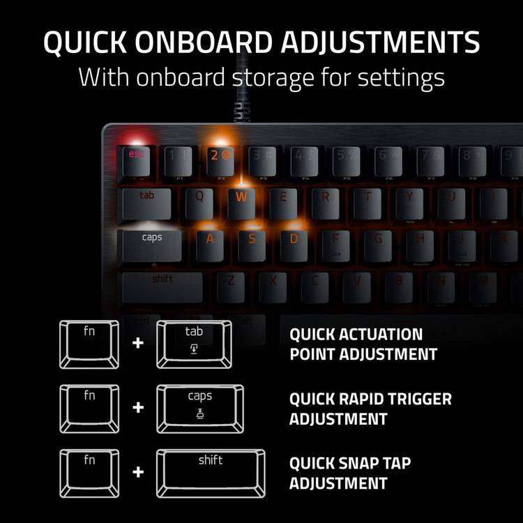 Razer Huntsman V3 Pro Mini 60% wired gaming keyboard (British brand)
