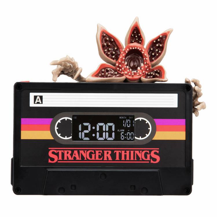 Stranger Things Demogorgon cassette alarm clock 14.6cm (British brand)