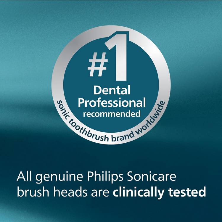 Philips Sonicare A3 premium toothbrush heads black 4-pack, imported from the UK