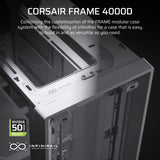 Corsair FRAME 4000D ARGB mid-tower PC case, UK version