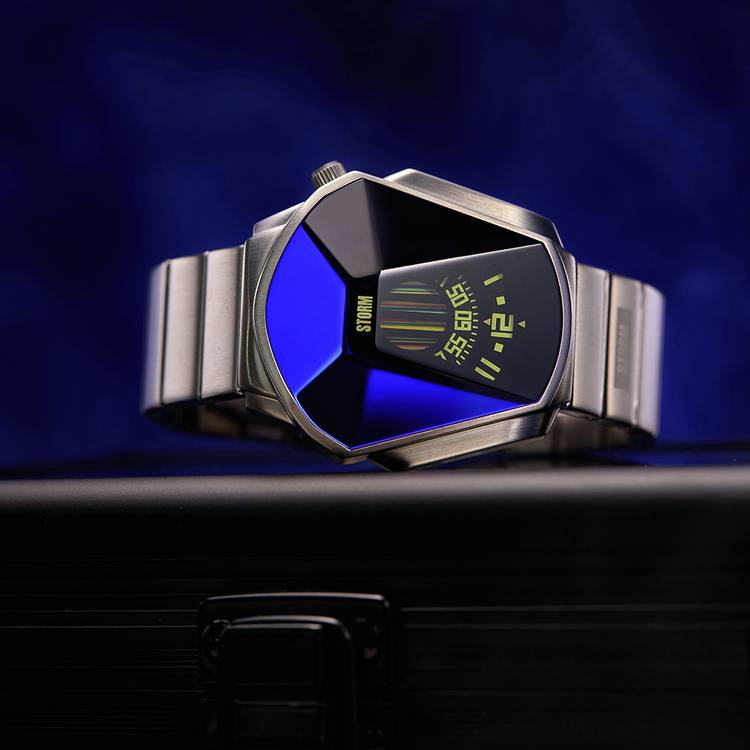 STORM Darth blue dial stainless steel watch, UK version