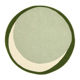 Habitat abstract circle wool cut pile rug 120x120cm (British brand)