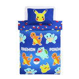 Pokémon Powerful Blue Kids Bedding Set - Double