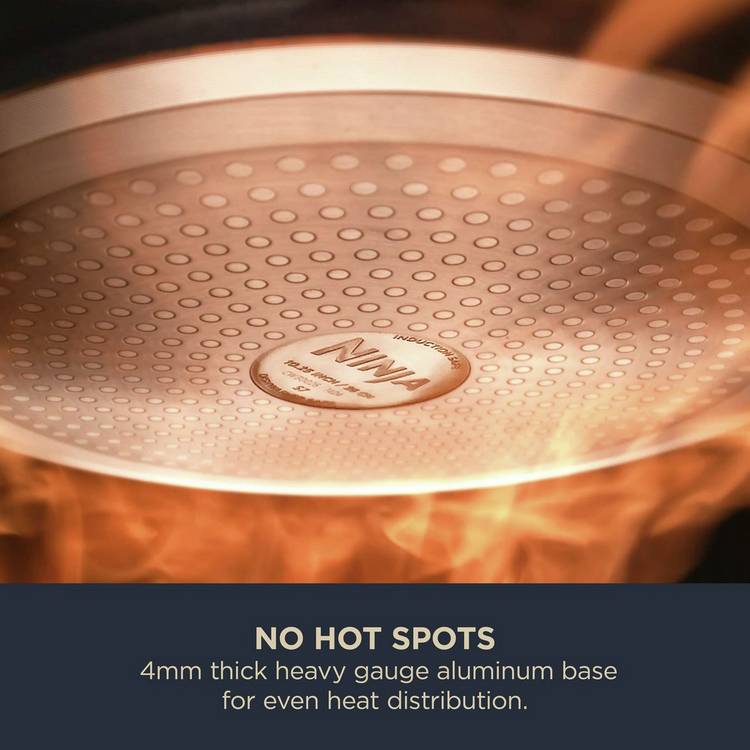 Ninja Ceramic Pro 5-piece aluminium pan set black (British brand)