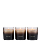 Ormonde Jayne Amberesque candle gift set with three 170g candles, imported from the UK