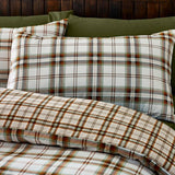 Catherine Lansfield bedding set orange check single, imported from the UK