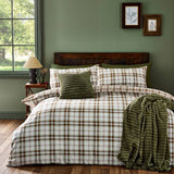 Catherine Lansfield bedding set orange check single, imported from the UK