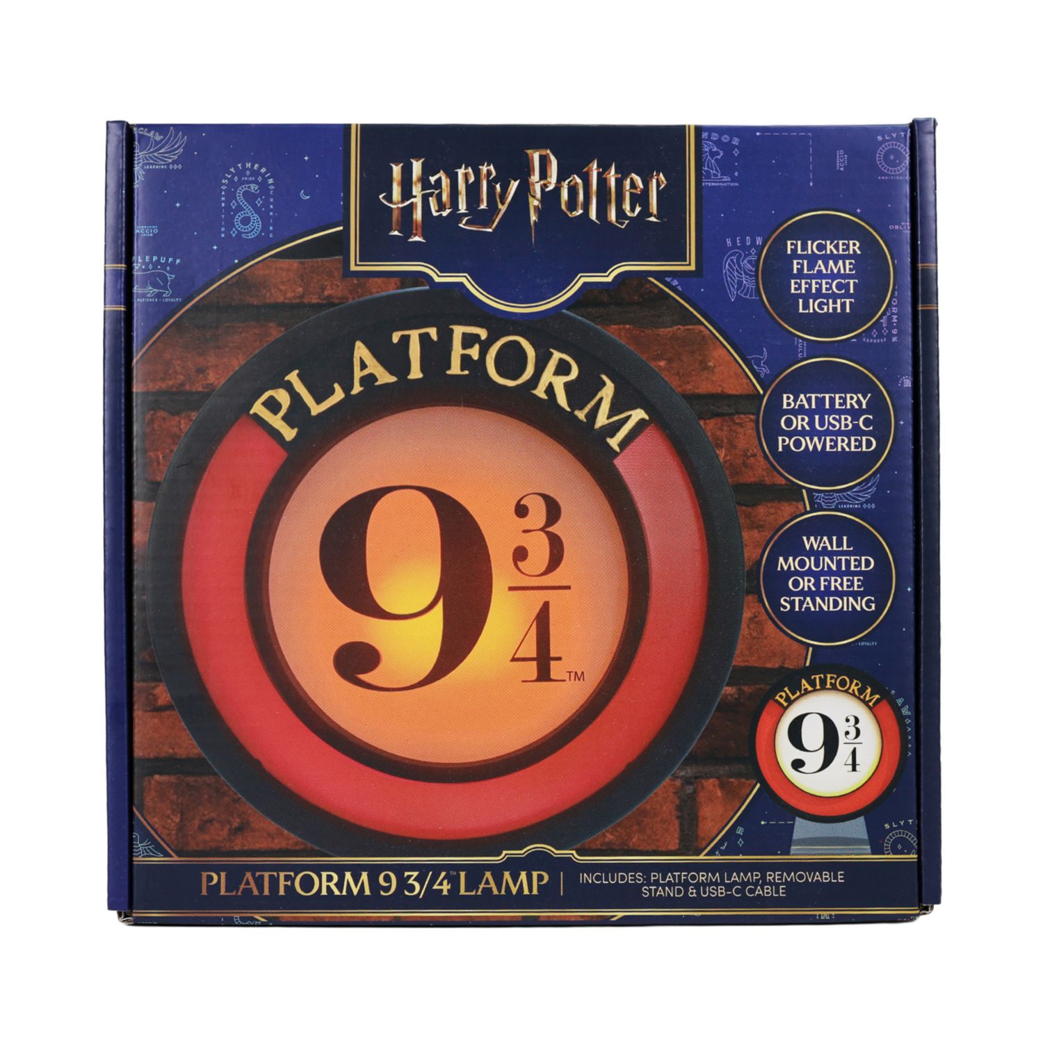Warner Brothers Harry Potter Platform 9 3/4 lamp white 21cm - British product