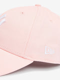 New Era Yankees 9FORTY cap peach pink, imported from the UK