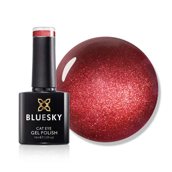 Bluesky cat eye gel polish Blazing Ruby 10ml - British product