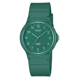 Casio Classic analogue green strap watch, UK version