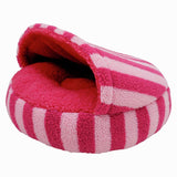 Rosewood striped cosy cat cave pink 40cm (British brand)