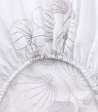 Yves Delorme Orchidee king fitted sheet 150x200cm, imported from the UK