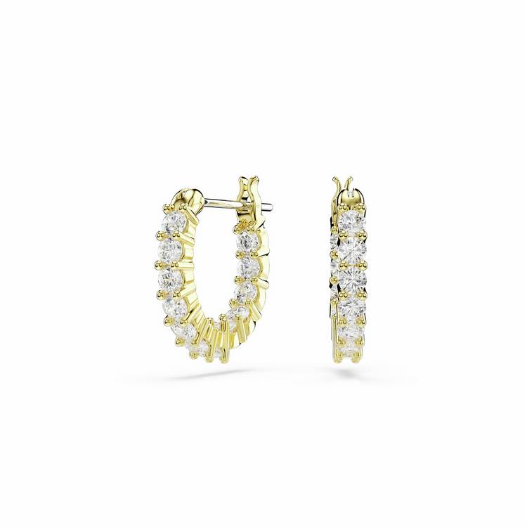 Swarovski Vittore hoop earrings 15mm drop, imported from the UK