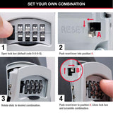 Master Lock medium key safe with combination lock (British brand)